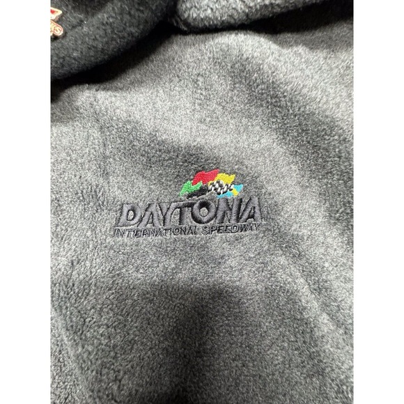 Vintage Men’s Daytona 500 Fleece Gray Size XXL 2‎ Pins Inc - Picture 2 of 10